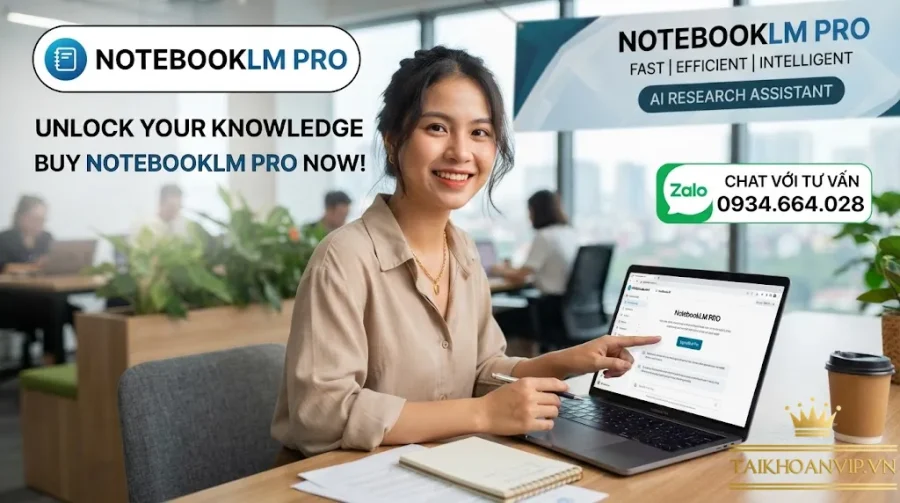 Mua NotebookLM Pro Chính Chủ Giá Tốt, Kích Hoạt Nhanh