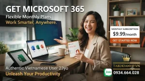 Mua Office 365 Theo Tháng Giá Rẻ | Bản Quyền Microsoft