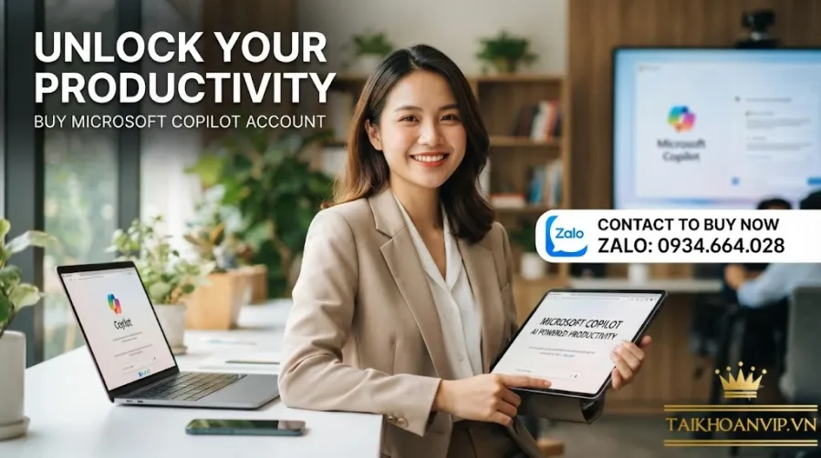 Mua tài khoản Copilot chính hãng giá tốt | Copilot Pro bản quyền