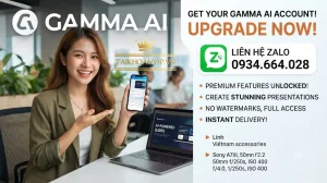 Mua Tài Khoản Gamma AI 3 Tháng Giá Rẻ - Gamma AI Pro