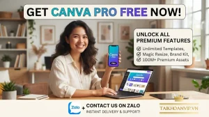 Tài khoản Canva Pro Free: Có Thật Không? Cách Dùng An Toàn