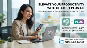 Tài khoản ChatGPT Plus 4.0 Giá Tốt, Kích Hoạt Nhanh