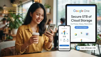 Mua Google One 5TB Giá Rẻ - Mua Google drive 5TB Chính Chủ