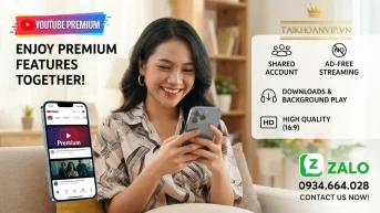 YouTube Premium Dùng Chung Giá Chỉ 25K/Tháng Uy Tín