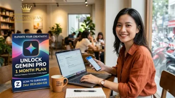 Mua Gemini Pro 1 tháng chỉ 50K – Giá rẻ, uy tín