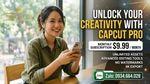 CapCut Pro 1 tháng bao nhiêu? Giá & các gói mới nhất