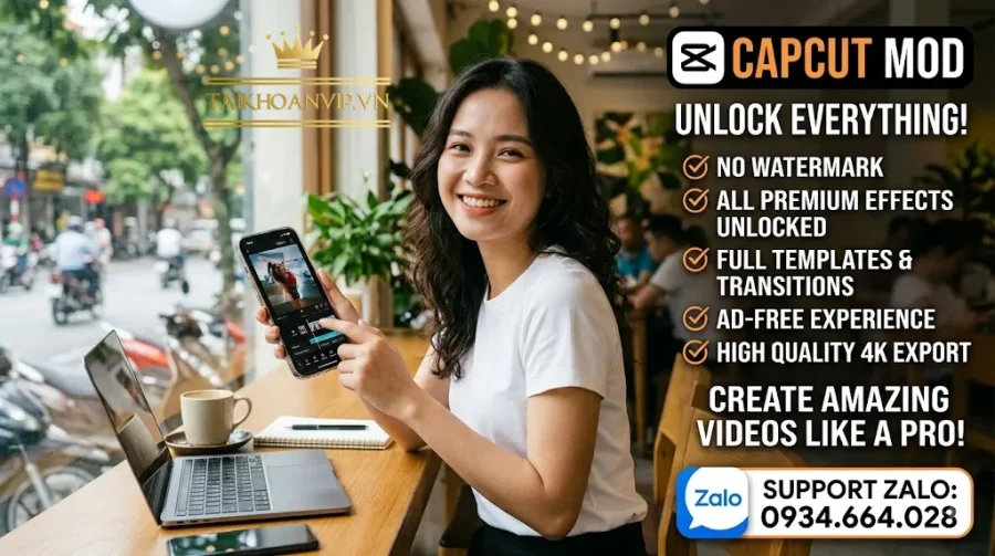 Mod Cap Cut là gì? CapCut Pro chính hãng giá tốt