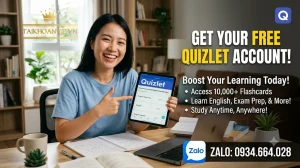 Mua Quizlet giá rẻ – Tài khoản Quizlet Plus chính hãng
