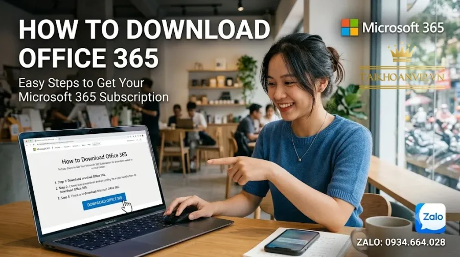Cách tải Office 365: Hướng dẫn tải & cài đặt chi tiết