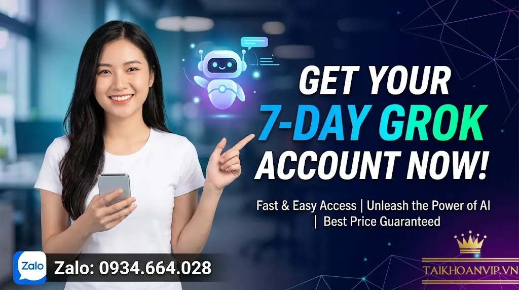 mua tài khoản grok 7 ngày